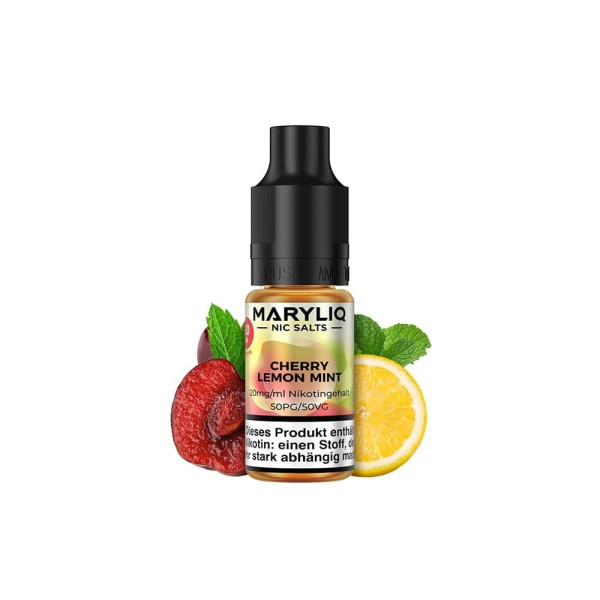 MARYLIQ Nikotinsalz Liquid 20mg - Cherry Lemon Mint