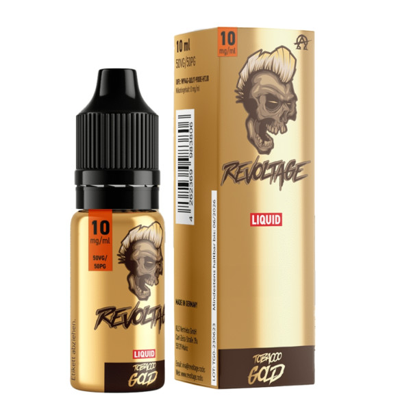 Revoltage Nikotinsalz Liquid 10mg - Tobacco Gold