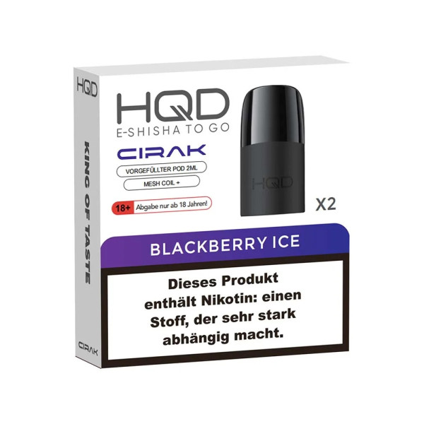 HQD Cirak - Blackberry Ice - Pod (2er Pack)