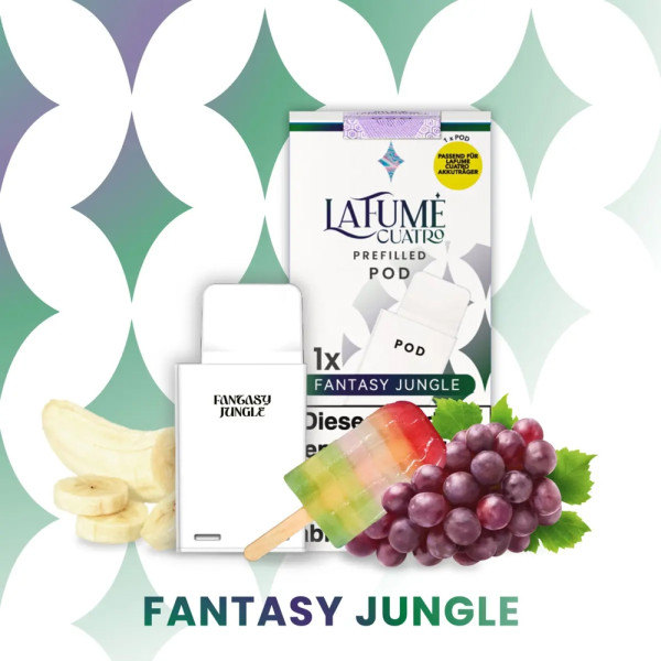 La Fume Cuatro POD (1 stk) - Fantasy Jungle 20mg