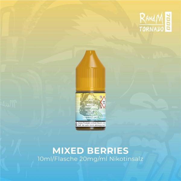 RandM Tornado Liquid 10ml - Mixed Berries 20mg