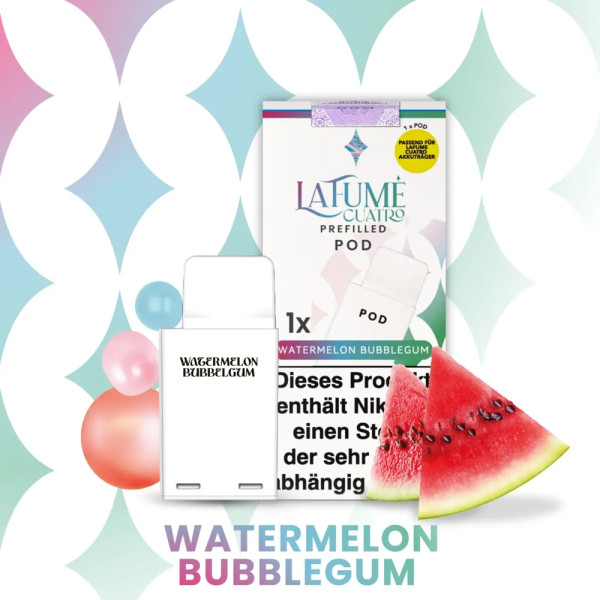 La Fume Cuatro POD (1 stk) - Watermelon Bubblegum 20mg