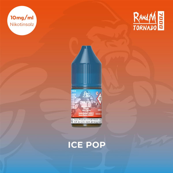 RandM Tornado Liquid 10ml - Ice Pop 10mg