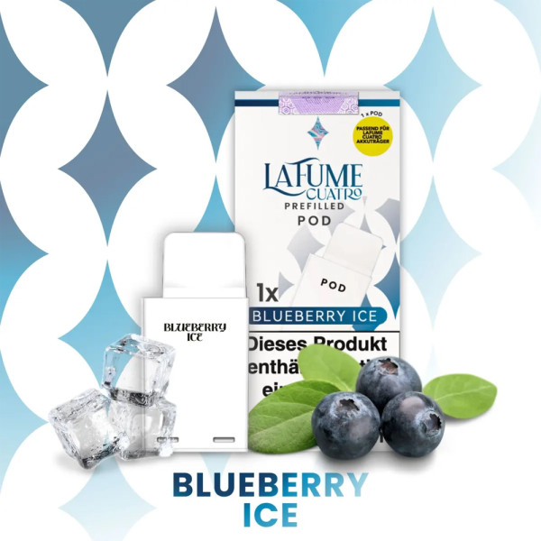 La Fume Cuatro POD (1 stk) - Blueberry Ice 20mg