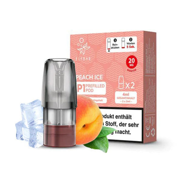 Elfbar Mate500 POD (2stk) - Peach Ice 20mg