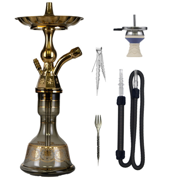 Luna Hookah Small Tradi - Deep Amber