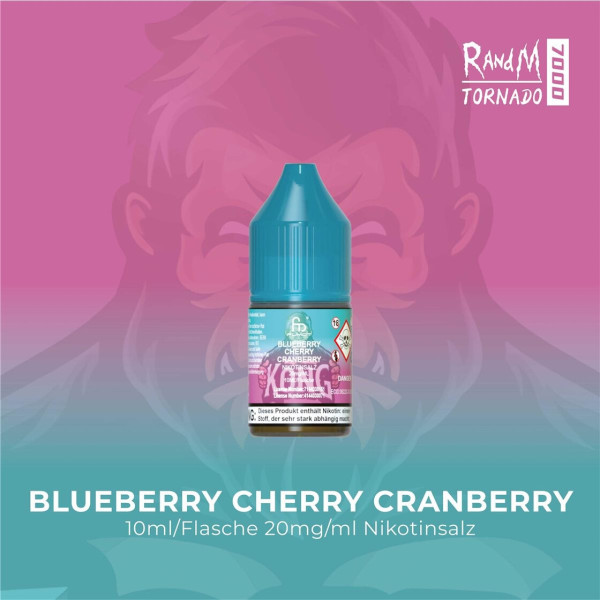 RandM Tornado Liquid 10ml - Blueberry Cherry Cranberry 20mg