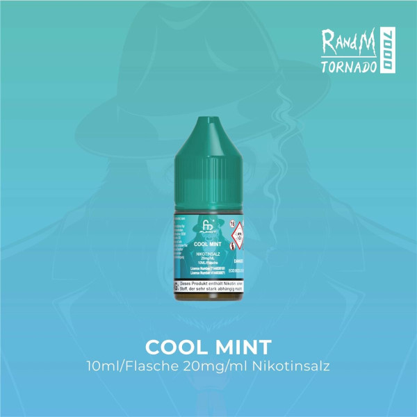 RandM Tornado Liquid 10ml - Cool Mint 20mg