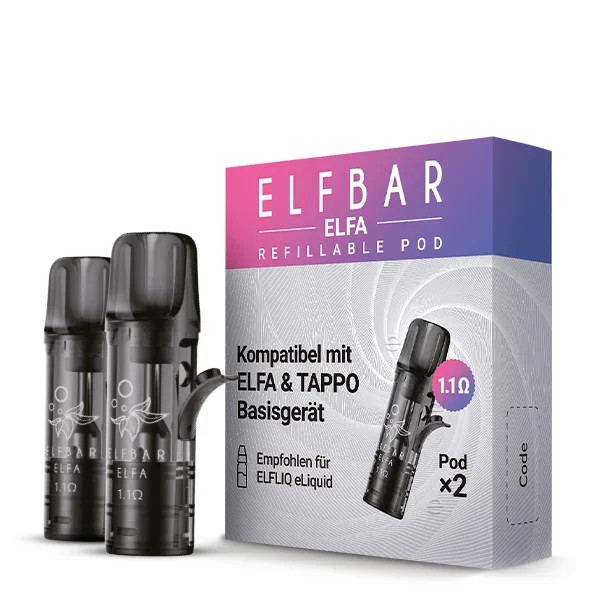 Elfbar ELFA POD Refillable (2stk) 1,1 Ohm