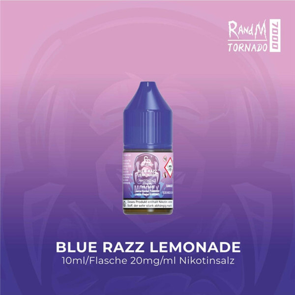 RandM Tornado Liquid 10ml - Blue Razz Lemonade 20mg