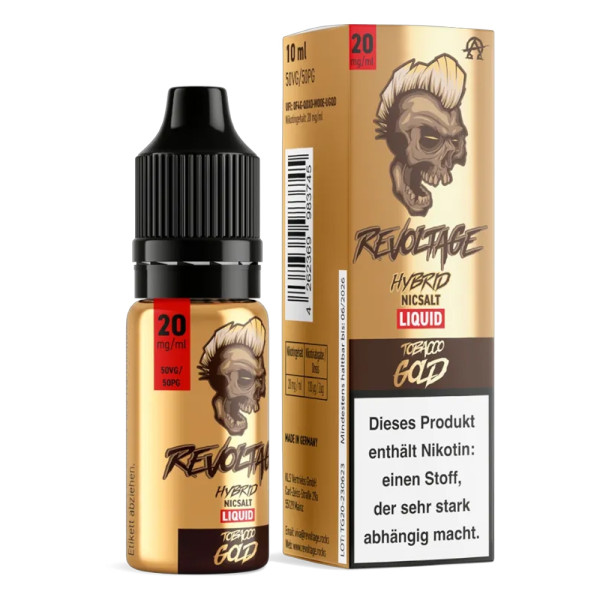 Revoltage Nikotinsalz Liquid 20mg - Tobacco Gold