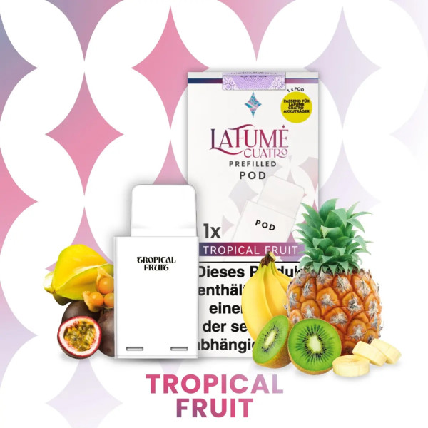 La Fume Cuatro POD (1 stk) - Tropical Fruit 20mg