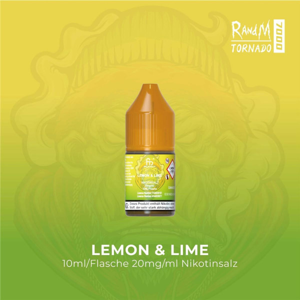 RandM Tornado Liquid 10ml - Lemon & Lime 20mg