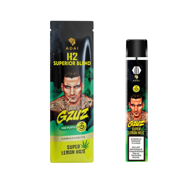 Adai GZUZ H2 Superior Blend Vape - Super Lemon Haze