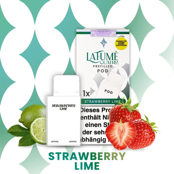 La Fume Cuatro POD (1 stk) - Strawberry Lime 20mg