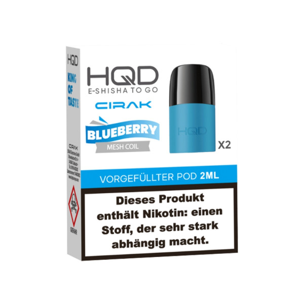 HQD Cirak - Blueberry - Pod (2er Pack)